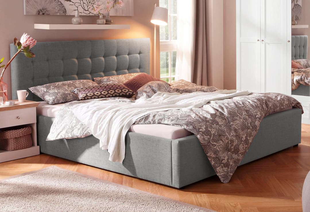 OTTO home Polsterbett Hamar | Grau