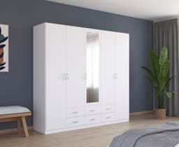 rauch Kleiderschrank GAMMA | Weiß