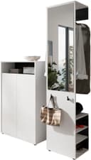 byLIVING Garderoben-Set Lyon | Weiß 4