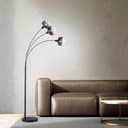 JUST LIGHT Stehlampe ZEA | Schwarz 2