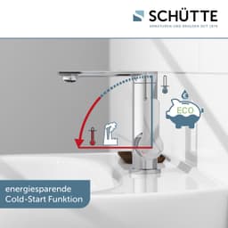 Schütte ARIZONA Waschtischarmatur | Silber