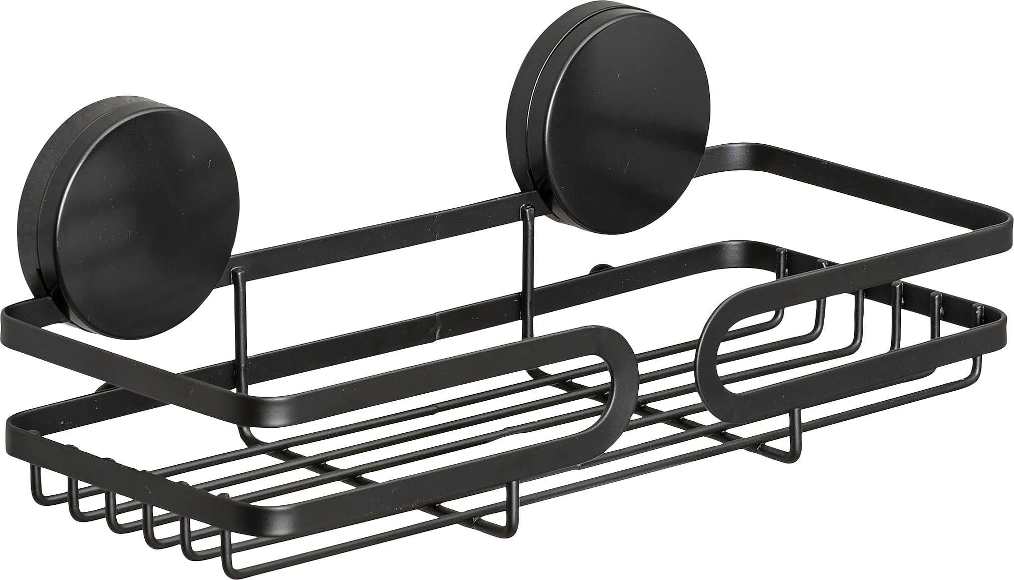 WENKO Duschablage Static-Loc® Plus Pavia | Schwarz