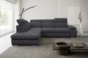WERK2 Ecksofa Alicante Cord | Grau