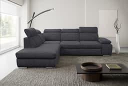 WERK2 Ecksofa Alicante Cord | Grau