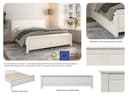 OTTO home Massivholzbett Northwood | Weiß 3