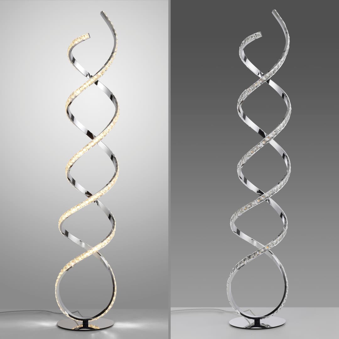 Paul Neuhaus Stehleuchte KIRIBI | Silber