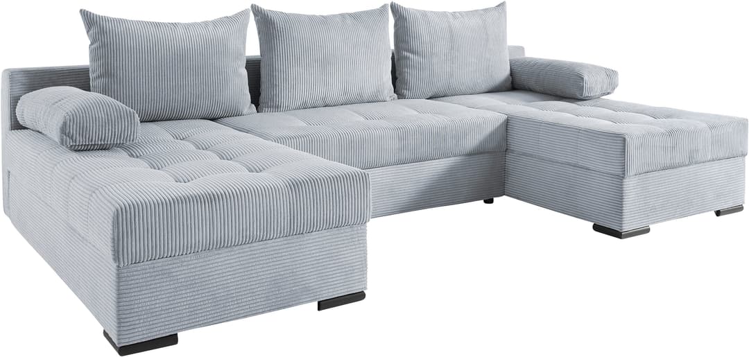 COLLECTION AB Wohnlandschaft Josy U-Form | Grau
