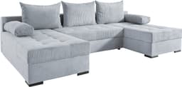 COLLECTION AB Wohnlandschaft Josy U-Form | Grau