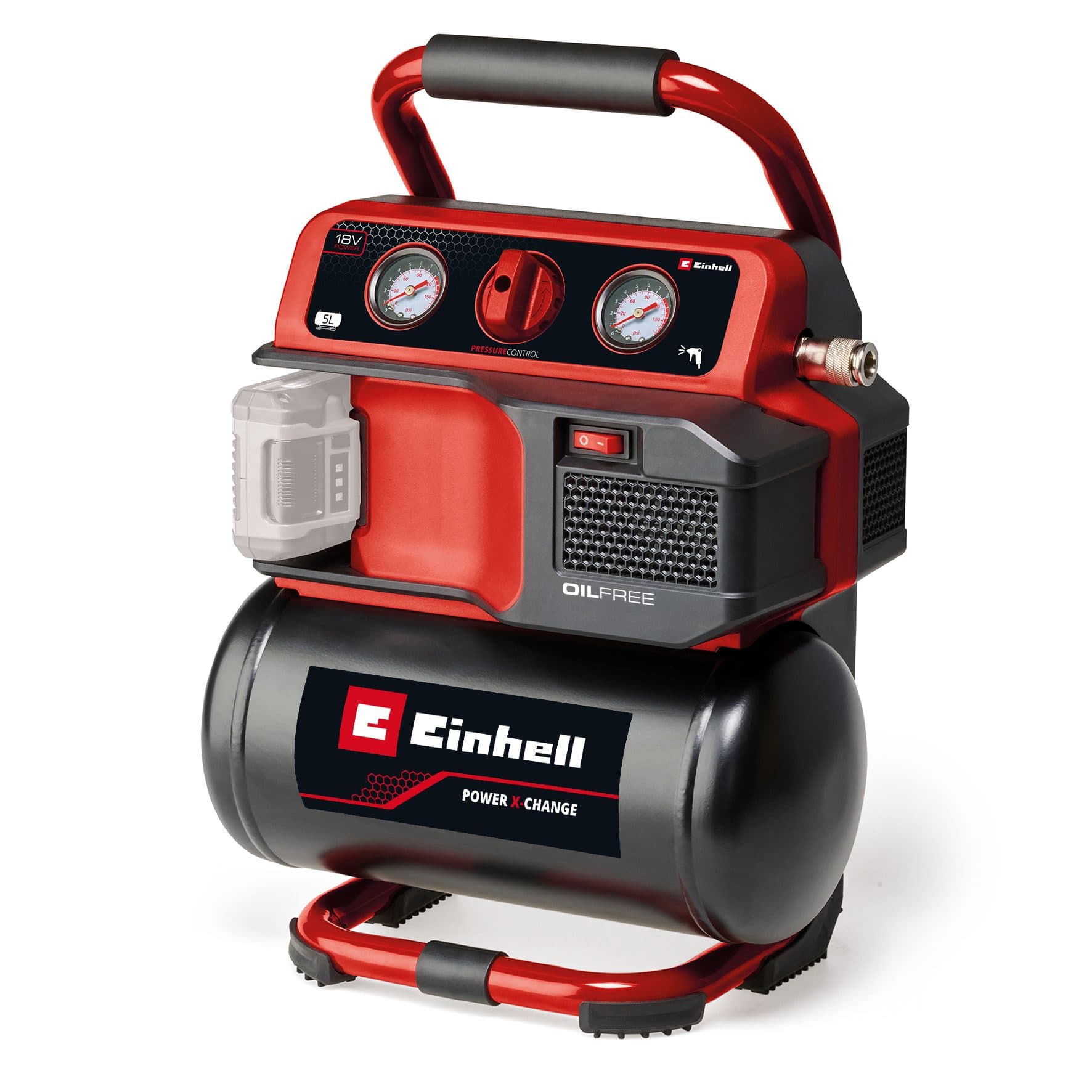 Einhell TE-AC 18/75 Li OF-Solo Akku-Kompressor | Schwarz