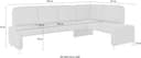 exxpo - sofa fashion Eckbank Intenso | Grau 4