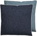Biberna Kissenbezug Hermal Flanell | Blau