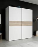 FORTE Longline Schwebetürenschrank | Weiß 3