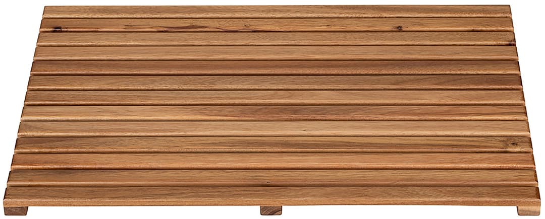 WENKO Duschmatte Indoor & Outdoor Acacia | Braun