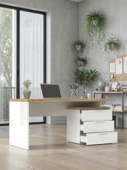 Home affaire Schreibtisch Easy | Holztöne