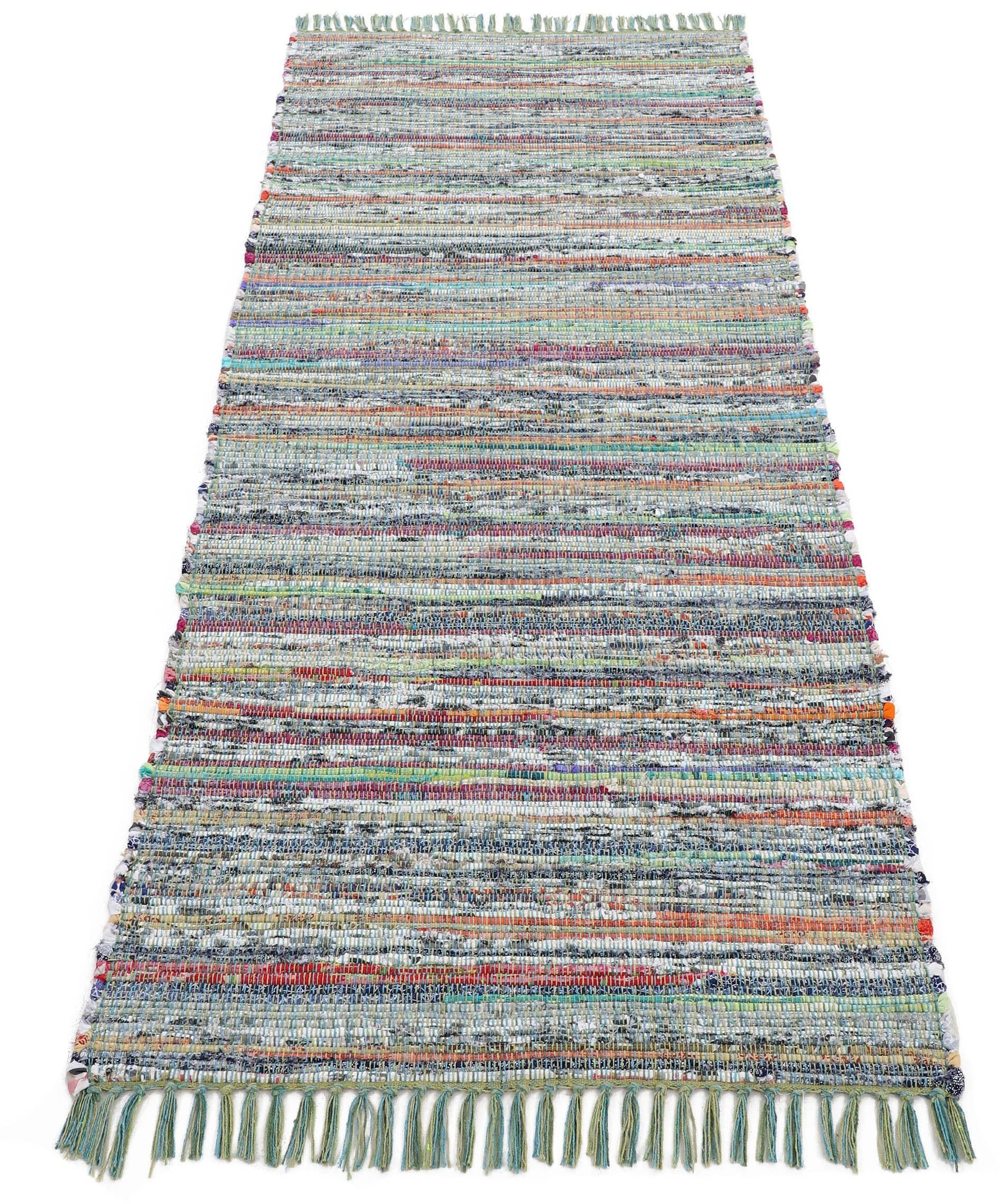 carpetfine Teppich Kelim Chindi | Grün