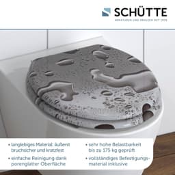 Schütte WC-Sitz Grey Steel | Mehrfarbig