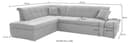 DOMO collection Ecksofa Moric Luxus | Grau 5