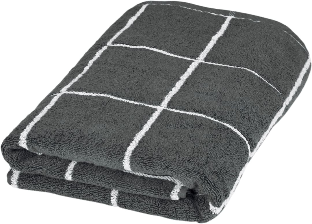 ROSS Duschtuch Cashmere Überkaro | Grau