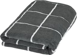 ROSS Duschtuch Cashmere Überkaro | Grau