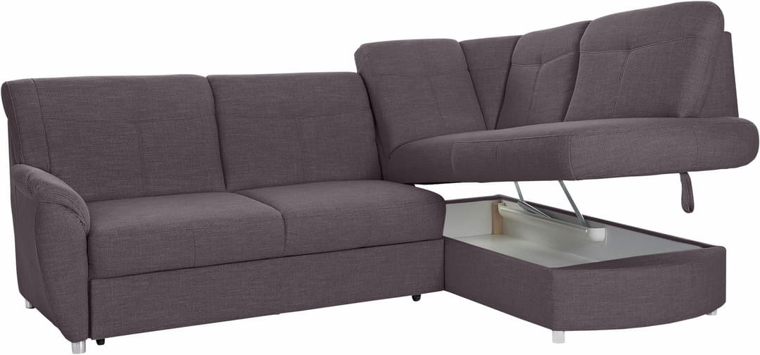 sit&more Ecksofa Sonoma L-Form | Grau