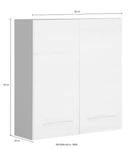 welltime Hängeschrank Portofino | Weiß