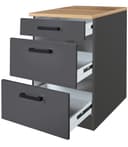 KOCHSTATION Unterschrank KS-Toronto | Grau 3