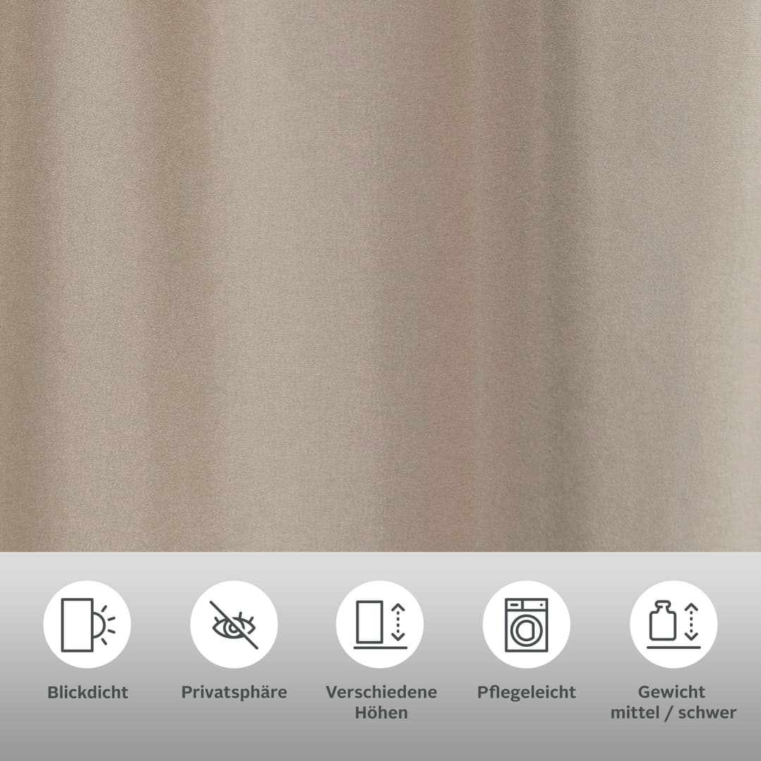 Bruno Banani Vorhang Lagan | Beige