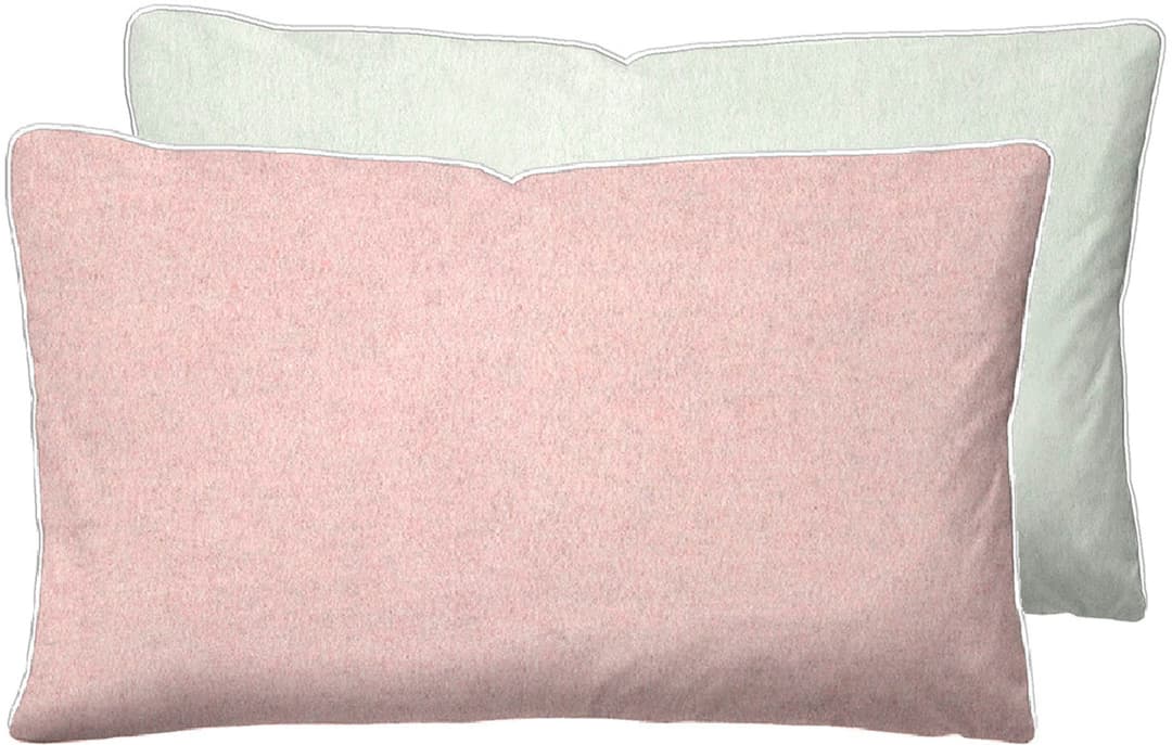 Biberna Kissenbezug Hermal Flanell | Rosa