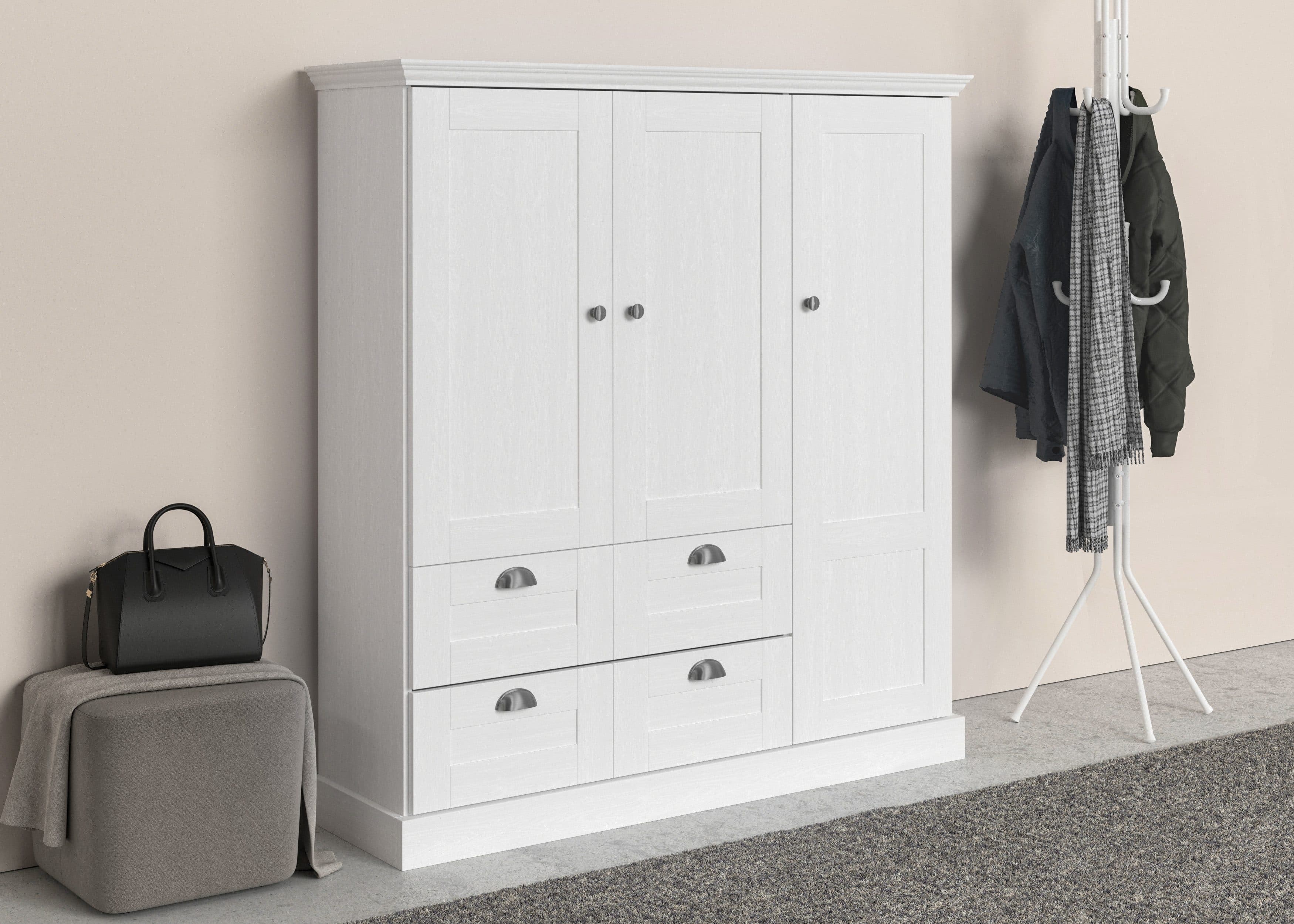 OTTO home Wäscheschrank Motala | Weiß