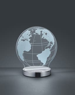 Reality Leuchten LED Tischleuchte Globe | Silber