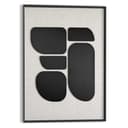 Reinders! Wandbild Organic Blocks schwarz | Schwarz
