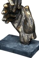 Casablanca by Gilde Dekofigur Skulptur Two hands | Braun 2