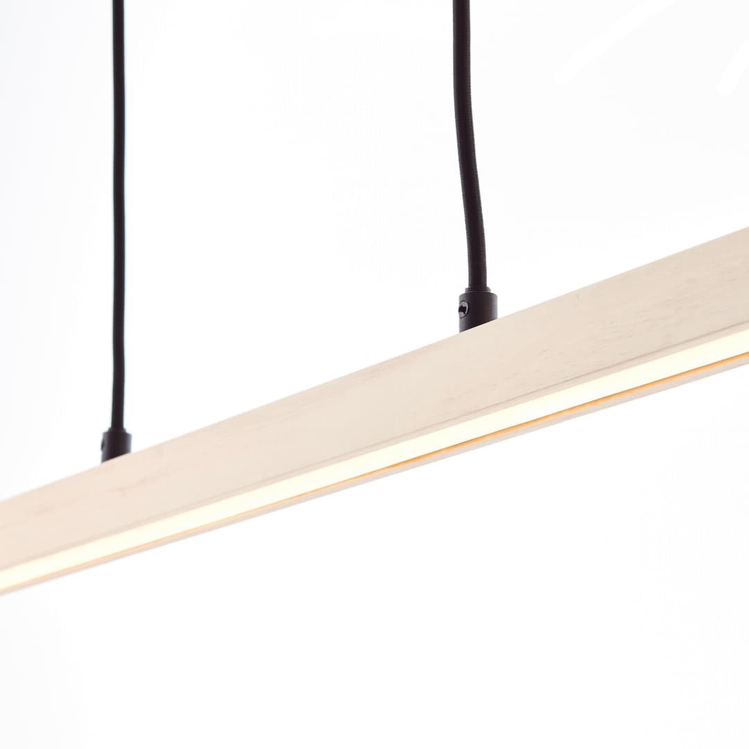 Brilliant LED Pendelleuchte Arion | Holztöne