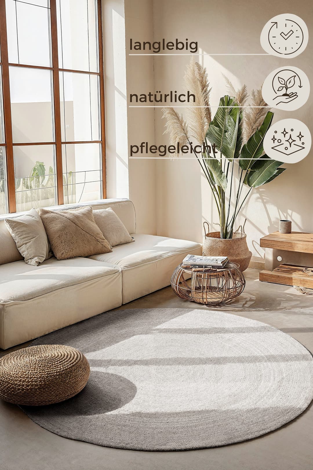 HANSE Home Teppich Rangpur | Weiß