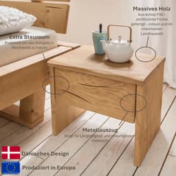 Home affaire Nachtkonsole Ultima | Holztöne