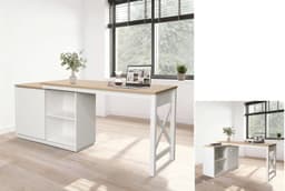 OTTO home Eckschreibtisch SILBA | Weiß