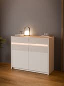 FORTE Oak Squere Kommode | Beige 3