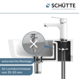 Schütte ALASKA Waschtischarmatur | Weiß