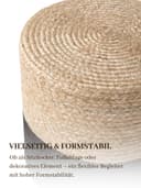 HANSE Home Pouf Looma | Braun 5