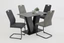 HELA Esstisch JUDITH mit ABS-Kante | Grau 3