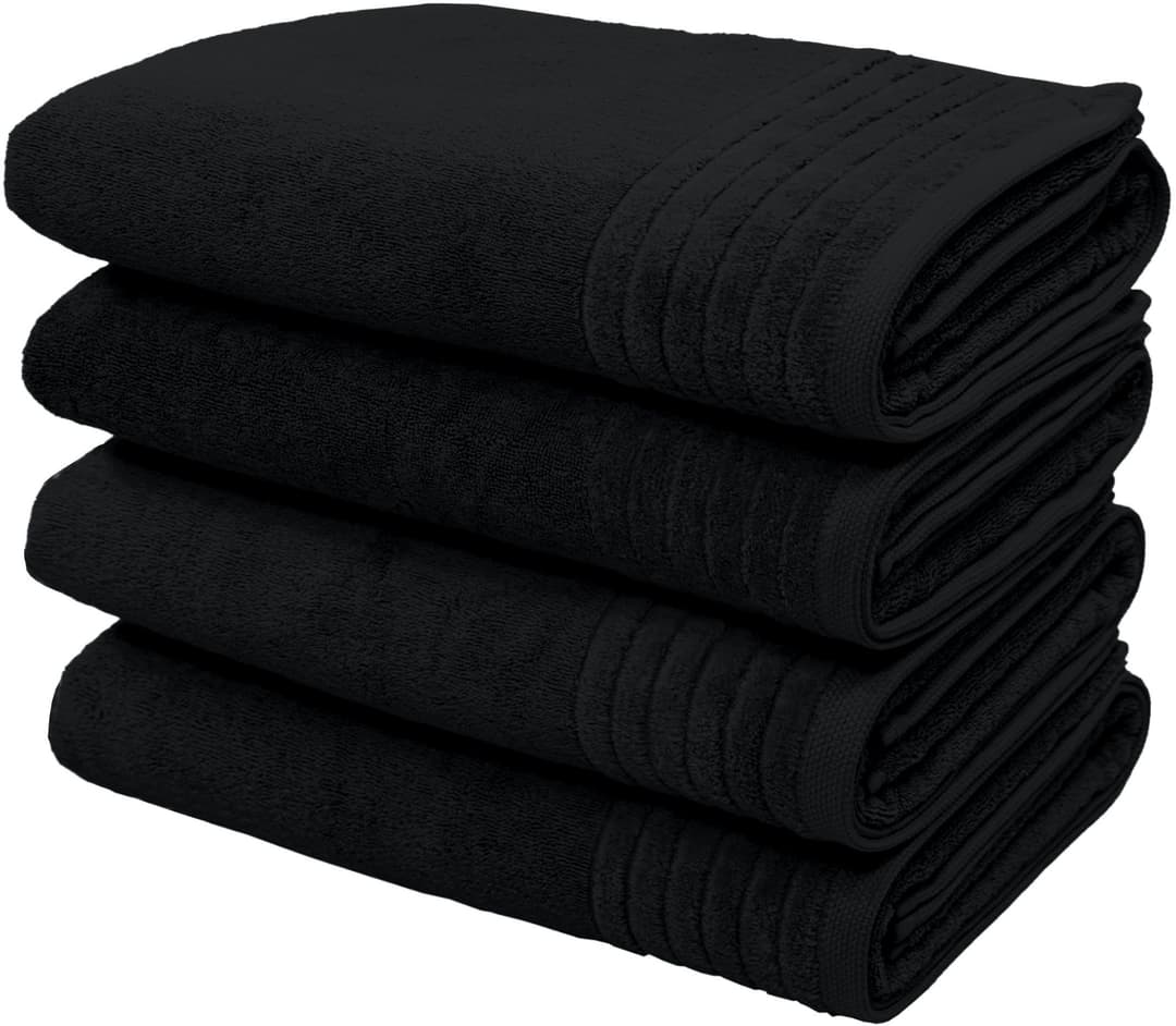 OTTO home Duschtücher Sanremo Premium | Schwarz