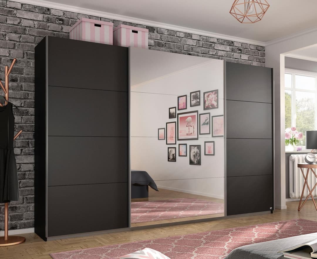 rauch CORTONA Schwebetürenschrank | Grau