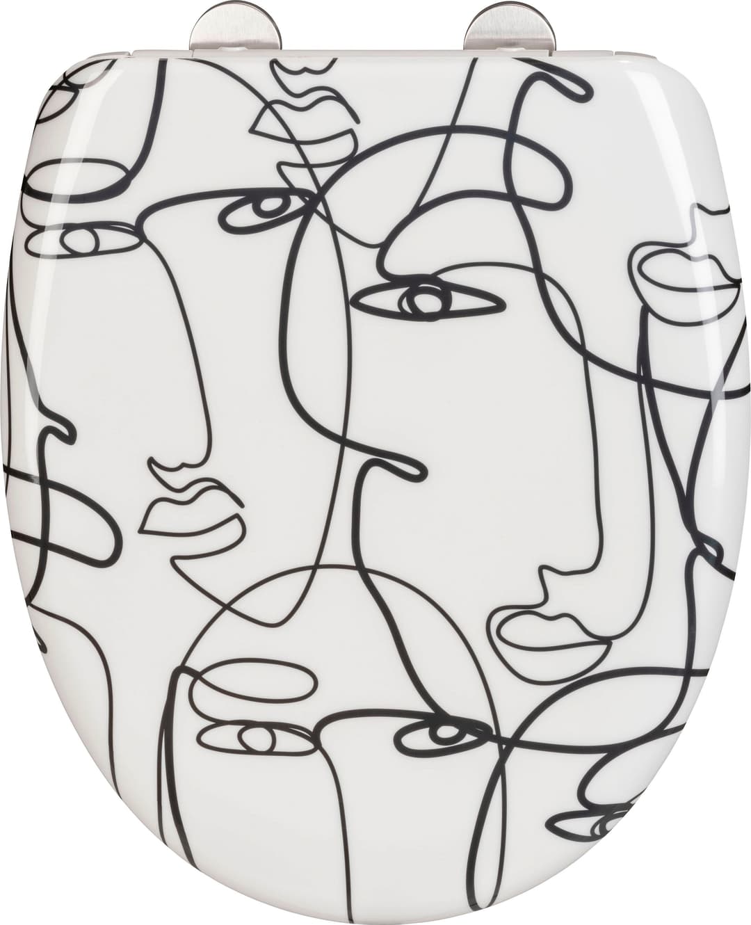 WENKO WC-Sitz Faces | Mehrfarbig