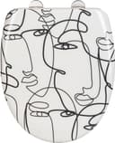 WENKO WC-Sitz Faces | Mehrfarbig