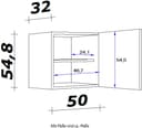 Flex-Well Hängeschrank Samoa | Holztöne 3