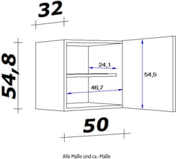 Flex-Well Hängeschrank Samoa | Holztöne