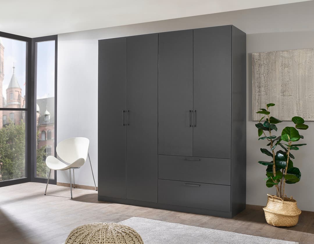 OTTO home CHALLENGER Drehtürenschrank | Grau