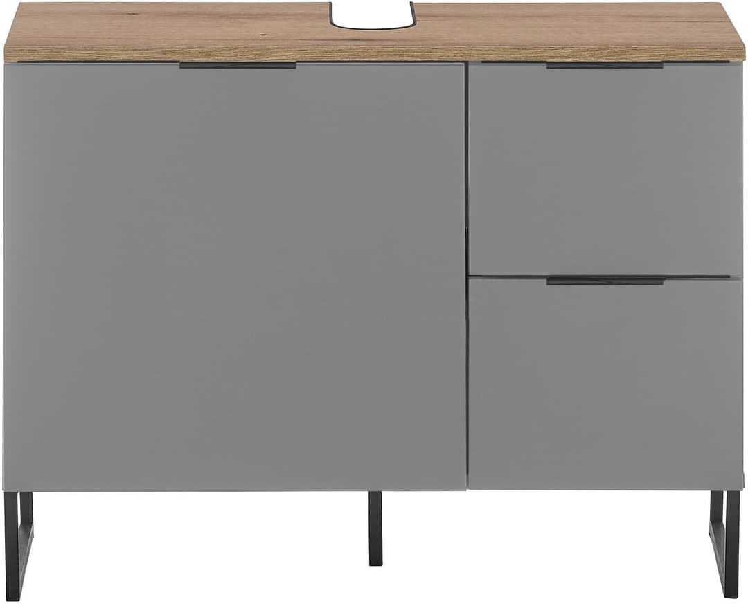 BASIC by Balculina Waschbeckenunterschrank Denver | Grau