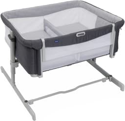 Chicco Beistellbett Next2me Zwillinge | Grau