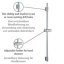 WENKO Duschstange Classic, Chrom | Silber 3